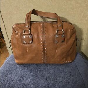 MICHAEL KORS Vintage Tote Lether Studded Handbag